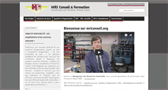 Desktop Screenshot of mriconseil.org
