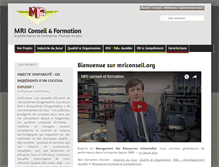 Tablet Screenshot of mriconseil.org